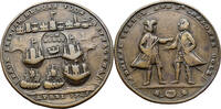 Great Britain - Admiral Vernon Medal Battle of Carthagena - Medalla Almirante Vernon. 1741. Toma de Cartagena -