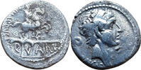 Roman Empire - Rome denier L. Marcius Philippus -
