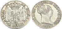 Spain - Barcelona 10 reales 1855 Isabella II vzgl 342.64 US$  +  29.04 US$ shipping