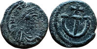 Byzantine Empire - Constantinople 5 nummi (Type ♰, Small Module) Justinian I -