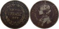 Martinique bon pour 1 franc 1922 s/ss- 110.21 US$  +  11.60 US$ shipping