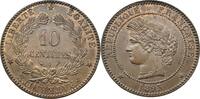 France - Paris 10 centimes 1895 Third Republic XF+ MS