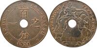 France Indo Chine - colony of France centime 1931 XF-XF+