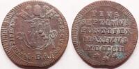 Italian States,PAPAL STATES Mezzo (1/2) Baiocco Pius VII -