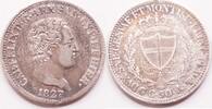 Italian states, Sardinia 50 centesimi Carlo Felice -
