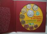 San Marino 8,88 € 2007 Original Kursmünzensatz mit Gedenkmünze Jahr der Chancengleichheit CH UNC