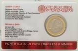 Vatikan 1 € 2022 Coincard Nr. 1 CH UNC