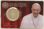 Vatikan 1 € Coincard Nr. 1 -