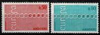 Andorra franz. Post 1,3 Fr 1971 CEPT-EUROPA postfrisch = ohne Falz 9.98 元  ＋  83.17 元 运费