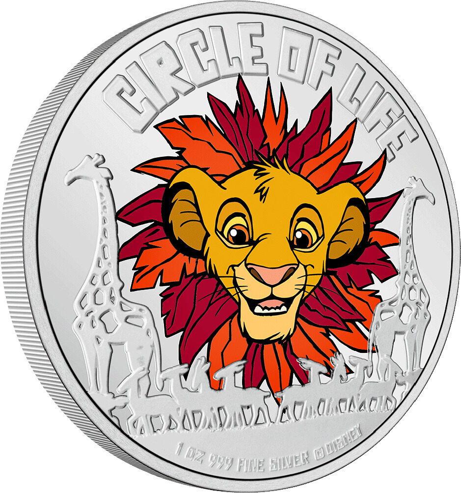 2020年 (新品) ニウエ「ディズニー・ライオンキング」純銀 1オンス 銀貨 ディズニー – Gold-Ichiba.com
