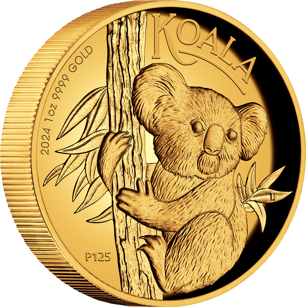 Australien 100$ 2024 1 oz Gold Coin Australian Koala - High