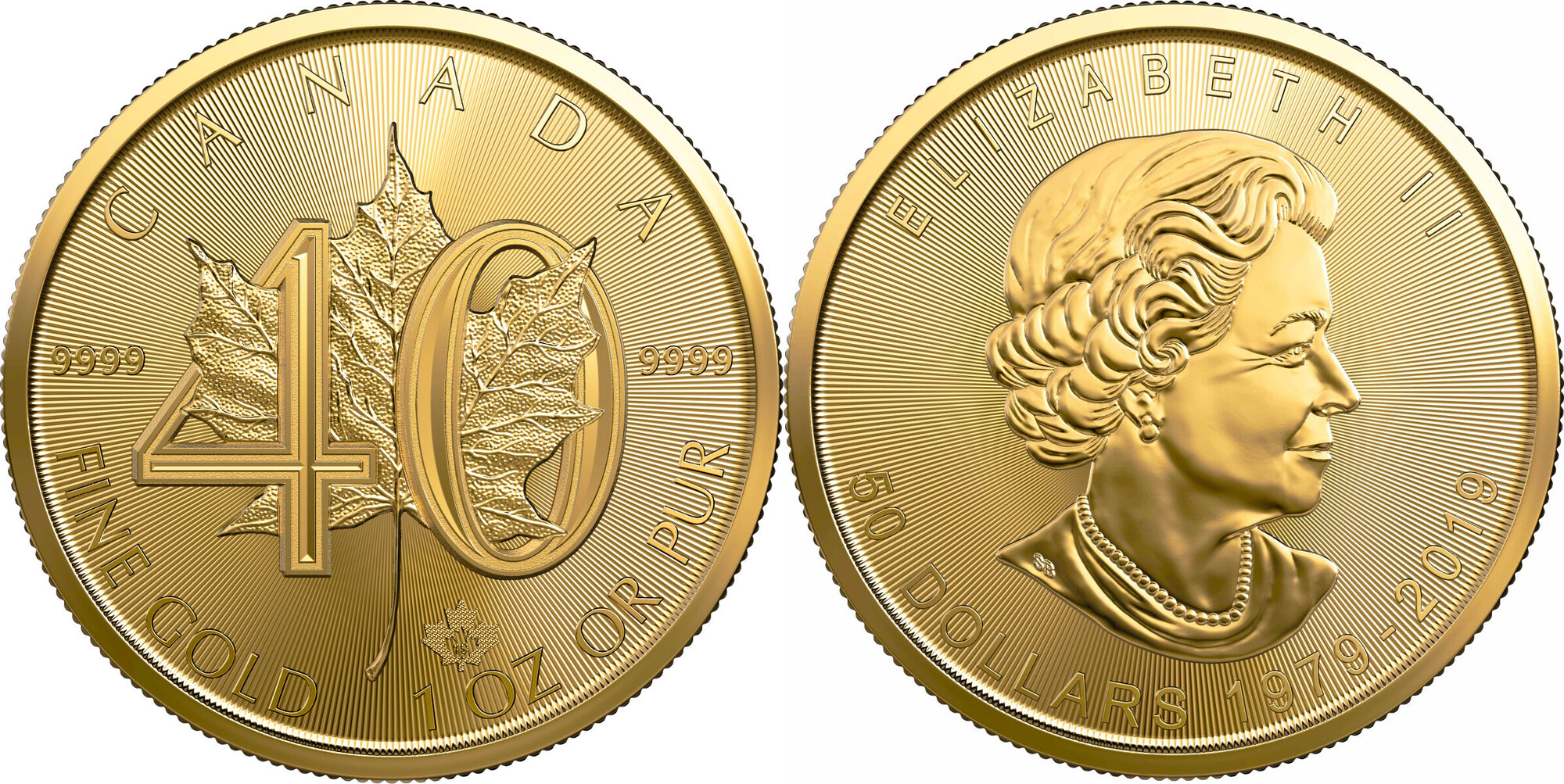 1 oz gold. Золотые монеты Канады