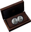 Südafrika 10 Rand 2020 2 x 1 oz Silver Coins Big Five Series - Rhino - Double Capsule - Set Proof