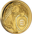 Niue 100$ 2025 1 oz Gold Coin Heraldic Beasts - Lion Proof