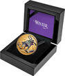 Niue 100$ 2025 1 oz Gold Coin Seasons - Winter Wolf Proof