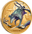 Niue 100$ 2025 1 oz Gold Coin Seasons - Winter Wolf Proof