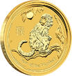 Australien 200$ 2016 2 oz Gold Coin Lunar Series II. - Year of the Monkey BU