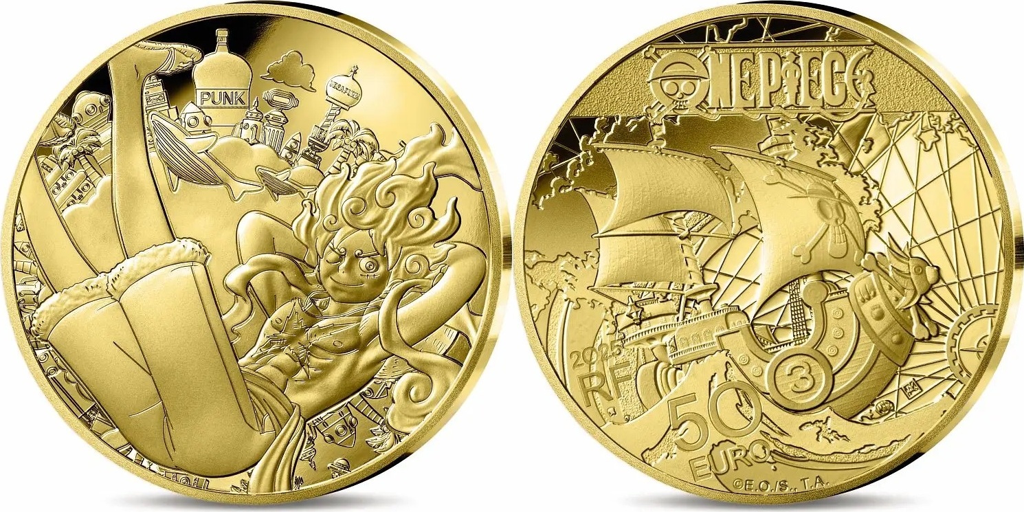 Frankreich 50€ 2025 1/4 oz Gold Coin One Piece - 25th Anniversary
