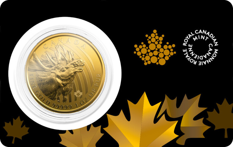 Kanada 200 2019 1 oz Gold Coin Call of the Wild Moose