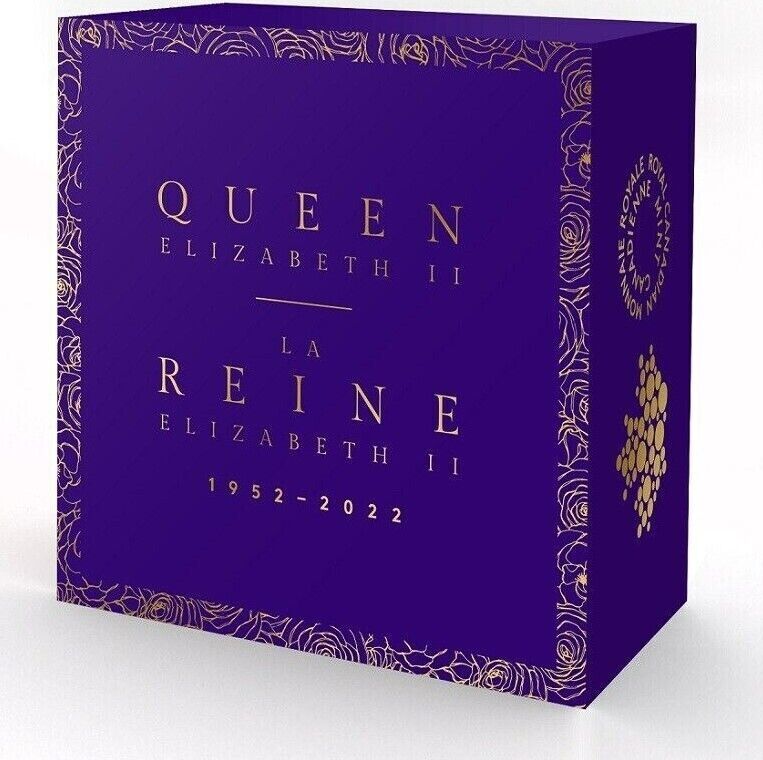 Kanada 300$ 2022 1 oz Platinum Coin Queen Elizabeth II Royal