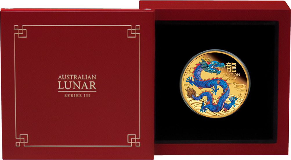 Australien 100$ 2024 1 oz Gold Coin Lunar Series III. - Year
