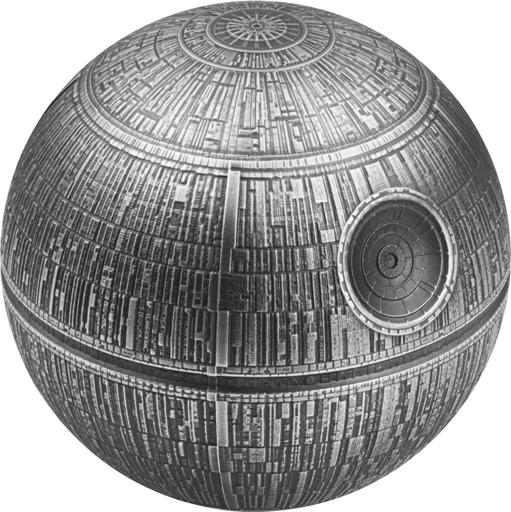 Niue 5$ 2024 100 g Silver Coin Star Wars - Death Star