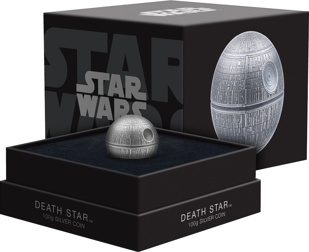 Niue 5$ 2024 100 g Silver Coin Star Wars - Death Star