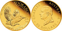 Australien 25$ 1/4 oz Gold Coin Kookaburra -