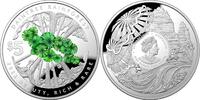 Australien 5$ 1 oz Silver Coin Beauty, Rich & Rare - Daintree Regenwald - domed -