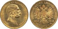 Österreich-Ungarn 10 Kronen 10 Crowns Gold Coin Franz Joseph I -