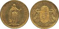 Österreich-Ungarn 10 Kronen 10 Korona Gold Coin Franz Joseph I -