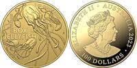 Australien 100$ 1 oz Gold Coin RAM Australia's Most Dangerous - Box Jellyfish -