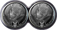 Südafrika 10 Rand 2 x 1 oz Silver Coins Big Five Series - Rhino - Double Capsule - Set -