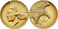 USA 100$ 1 oz Gold Coin American Liberty - High Relief -