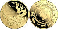 Australien 100$ 1 oz Gold Coin RAM Lunar Series III. - Year of the Snake - domed -