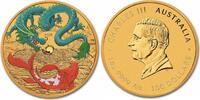 Australien 100$ 1 oz Gold Coin Chinese Myths & Legends - Dragon & Koi -