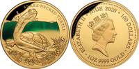Niue 100$ 1 oz Gold Coin Reptiles - Snake-Neck Turtle -