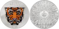 Palau 20$ 5 oz Silver Coin Beloved Building Blocks - Bengal Tiger -