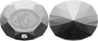 Kanada 50$ Silver Coin in diamond shape - Forevermark Diamant -