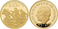 Großbritannien 100£ 1 oz Gold Coin D-Day -