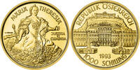 Österreich 1000 Schilling Gold Coin Maria Theresia -
