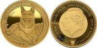Kamerun 3000 Francs 1 oz Gold Coin World Famous Dogs - German Shepherd -
