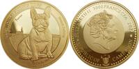 Kamerun 3000 Francs 1 oz Gold Coin World Famous Dogs - French Bulldog -