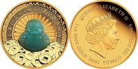 Tuvalu 100$ 1 oz Gold Coin Laughing Buddha -
