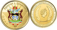 Antigua & Barbuda 10$ 1 oz Gold Coin EC8 - Coat of Arms -
