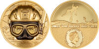 Cook Inseln 250$ 1 oz Gold Coin Real Heroes - Coast Guard -