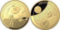 Australien 100$ 1 oz Gold Coin 50th Anniversary of Moon Landing - Dome shaped -
