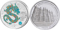 Macau 100 Pataca 5 oz Silbermünze Lunar Drache