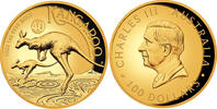 Australien 100$ 2026 1 oz Gold Coin Australian Kangaroo - High Relief PP 41,317.90 元  ＋  701.62 元 运费