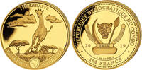 Kongo 100 Francs 2019 1 oz Gold Coin World&acute;s Wildlife - Giraffe ST 43,656.64 元  ＋  701.62 元 运费